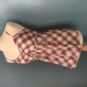 Motherhood Plaid Maternity Top Size M